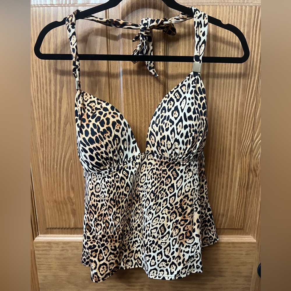 Victoria's Secret leopard print swim tankini